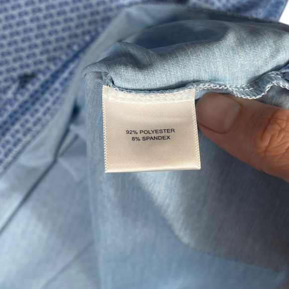 Peter Millar Summer Comfort Blue AOP Shirt All-Over Bicycle Print Polo Shirt 2XL - Picture 9 of 9